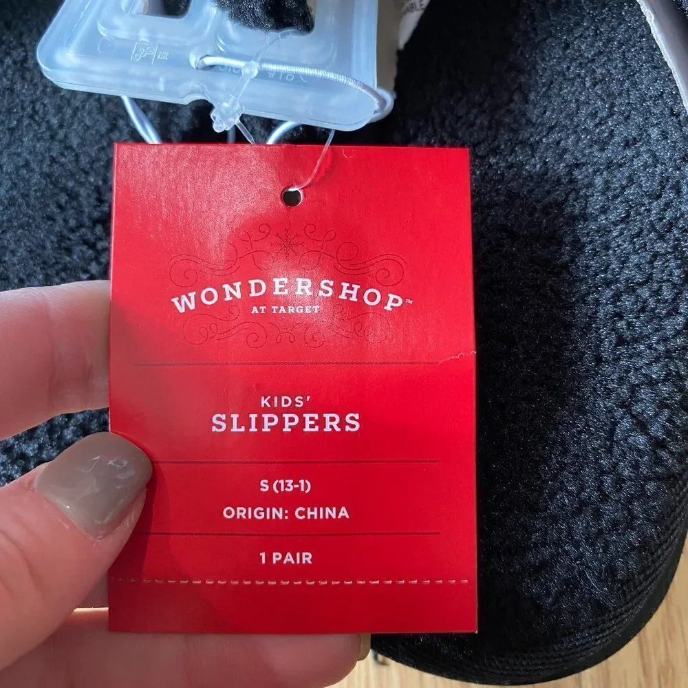 Wondershop Charlie Puffer Slide Slippers Black